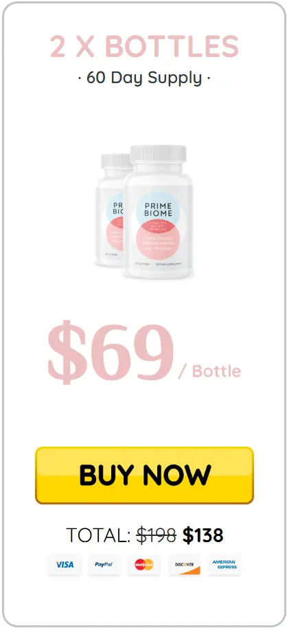 PrimeBiome Buy 2 Bottle